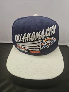 NBA Champion Oklahoma City Thunder Adidas NBA Basketball Snapback Hat - Picture 1 of 3