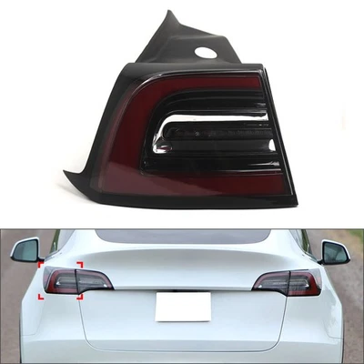 1x Left Tail Lamp Outer Rear Lights 4 Pins For Tesla Model 3 Model Y 2020-2023 - Image 1 of 4