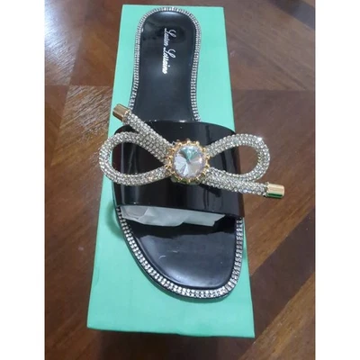 Slide Lauren Lorraine Breeze negro talla 6,5 nuevo en caja Foto 1 de 4