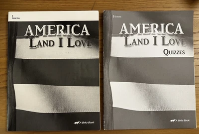 A Beka 8th Grade:  "America Land I Love" -- Quizzes and Quiz Key (2006) - Image 1 of 4