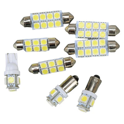 White Car LED Interior Light Bulb Kit Fit For Nissan Qashqai J11 2013 to 2018 xy - image 1 of 4