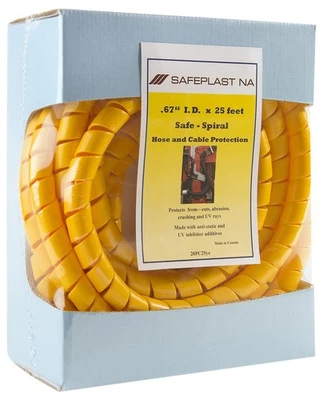 Caplugs SPPC Series – Safeplast Pre-Cut Spiral Wrap, Hose & Cable Protector, ... - Image 1 of 4