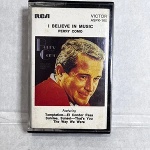 Perry Como I Believe In Music Tape Cassette Vintage 1975 ASPK-165 - Picture 1 of 5
