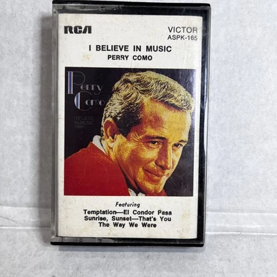 Perry Como I Believe In Music Tape Cassette Vintage 1975 ASPK-165 - Image 1 of 4
