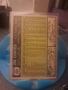 1961 Topps - High # Jim Coates #531 - Picture 1 of 2