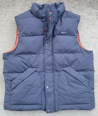 PATAGONIA DOWNDRIFT Full Zip VEST Bluish-Grey, Men’s Size XL, $240 - Image 1 of 4