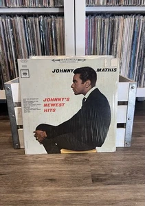 Johnny Mathis -Johnny's Newest Hits - Vinyl Record LP (1963) Stereo Columbia - Picture 1 of 15