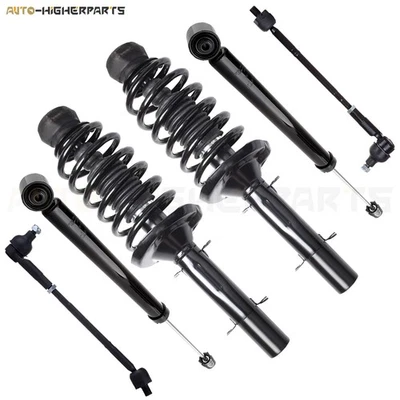 For 1999-2005 Volkswagen Beetle Jetta Front Strut Tie Rod End & Rear Shock Kit - Image 1 of 4