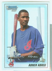 Abner Abreu Cleveland 2010 Bowman Chrome Refractor
