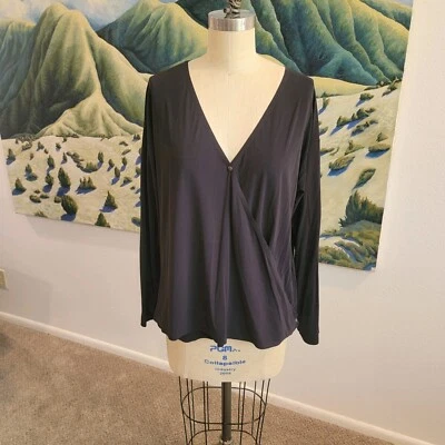 Aday Wrap Shirt M Nylon Blend Wrap Stretch Top Travel 5 Shirts in 1 - Image 1 of 4