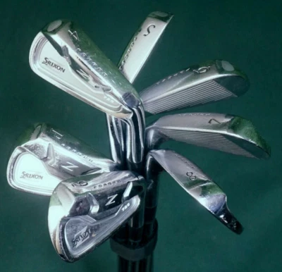Set of 7 x Srixon Z725 Forged Irons 4-PW Regular Steel Shafts Iomic Grips - Image 1 of 4