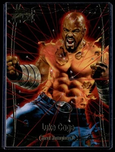 LUKE CAGE 2024 Upper Deck Marvel Masterpieces XL 5x7 ORO #0037/1999 - Foto 1 di 2