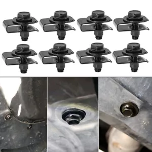 Car Body Bolt&U-nut Clip M6 Engine Cover Undertray Splash Shield Guard Fender*1 - Foto 1 di 12