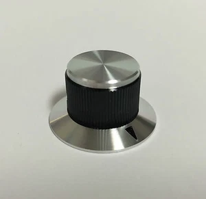 25pcs Knob Apem KNS701BA1/4 Black Turn Dial Aluminium 6.35mm KNS - Picture 1 of 5