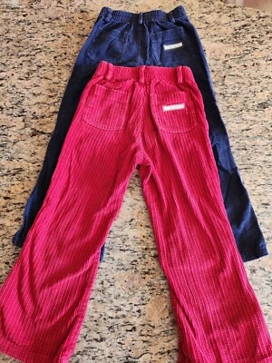 Lote De Dos Pantalones Deux Par Deux Europa Niña Rojo Azul Pana Talla 5 Foto 1 de 4