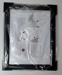 Photo Frame 8x10 Inches, Black 1 Inch Aluminum Profile Snap Frame  - Picture 1 of 5