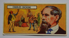 CHARLES DICKENS LYONS MAID 1966 FAMOUS PEOPLE VINTAGE TRADE CARD,