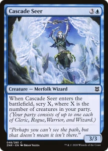 x4 Cascade Seer ZNR MTG Zendikar Rising 48/280 COMMON M/NM 4x - Picture 1 of 1