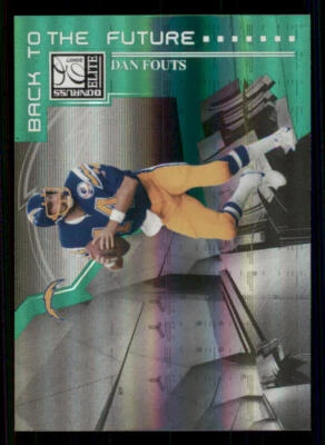 2007 Donruss Elite Back to the Future Green #6 Dan Fouts/Philip Rivers /800 - Image 1 of 2