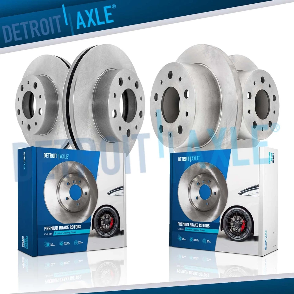 Front Rear Disc Brake Rotors Kit for 2014 - 2021 Ram ProMaster 1500 2500 3500 - Image 1 of 4