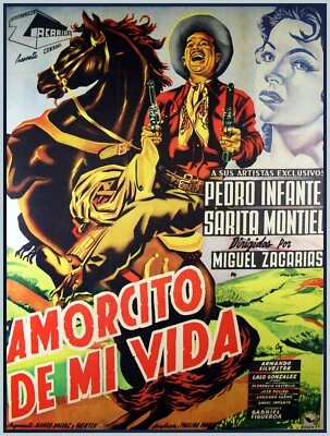 12101.Decor Poster.Room wall.Home design.Mexican movie Pedro Infante Amorcito