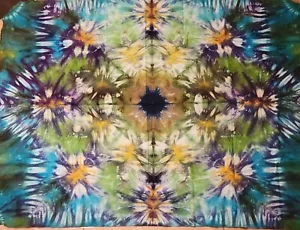 HANDMADE TYE DYE TAPESTRY   - Picture 1 of 2