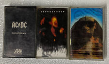 3 Cassette Lot. Soundgarden, AC/DC, KISS Superunknown, Back in Black, Hot in Sha