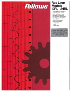 Folleto de herramientas - Compañeros - 12RL 24RL - Inspección de engranajes de revestimiento rojo - c1969 (TL457) - Imagen 1 de 1