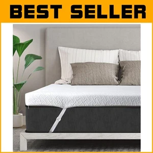 Luxurious King Size 3-Inch Memory Foam Mattress Topper with Breathable Bamboo - Picture 1 of 8
