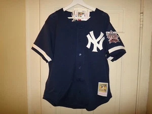 Derek Jeter 1998 NY Yankees Mitchell & Ness Men's Button Front BP Jersey $130 - Picture 1 of 8