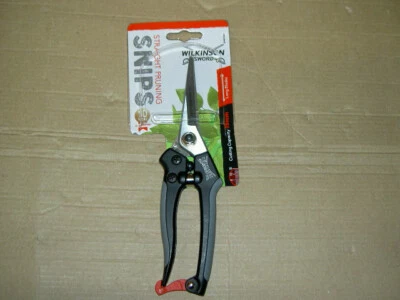 Wilkinson Sword 1111154w Pruning Snips Long Blades Cutters Pruners SK5 Jap Steel - Image 1 of 3