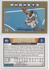2008-09 Topps Gold Border /2008 Chris Paul #1
