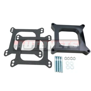 Espaciador de carburador fenólico abierto de 1" 4bbl SBC BBC BB SB para Holley Chevy Ford 350 - Imagen 1 de 1