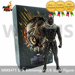 Hot Toys MMS471 Erik Killmonger Black Panther Avengers 1/6 Scale Figure - Picture 1 of 9