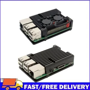 Aluminum Case Metal Shell Enclosure for Raspberry Pi 3 Model B B+ Accessories - Bild 1 von 18