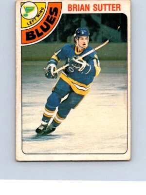 HOCKEY CARD O-PEE-CHEE 1978 ST-LOUIS BLUES BRIAN SUTTER ROOKIE CARD  NO1843 - Image 1 of 2