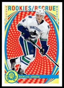 2013-14 O-Pee-Chee RETRO Nicklas Jensen Rookie Vancouver Canucks #573 R47