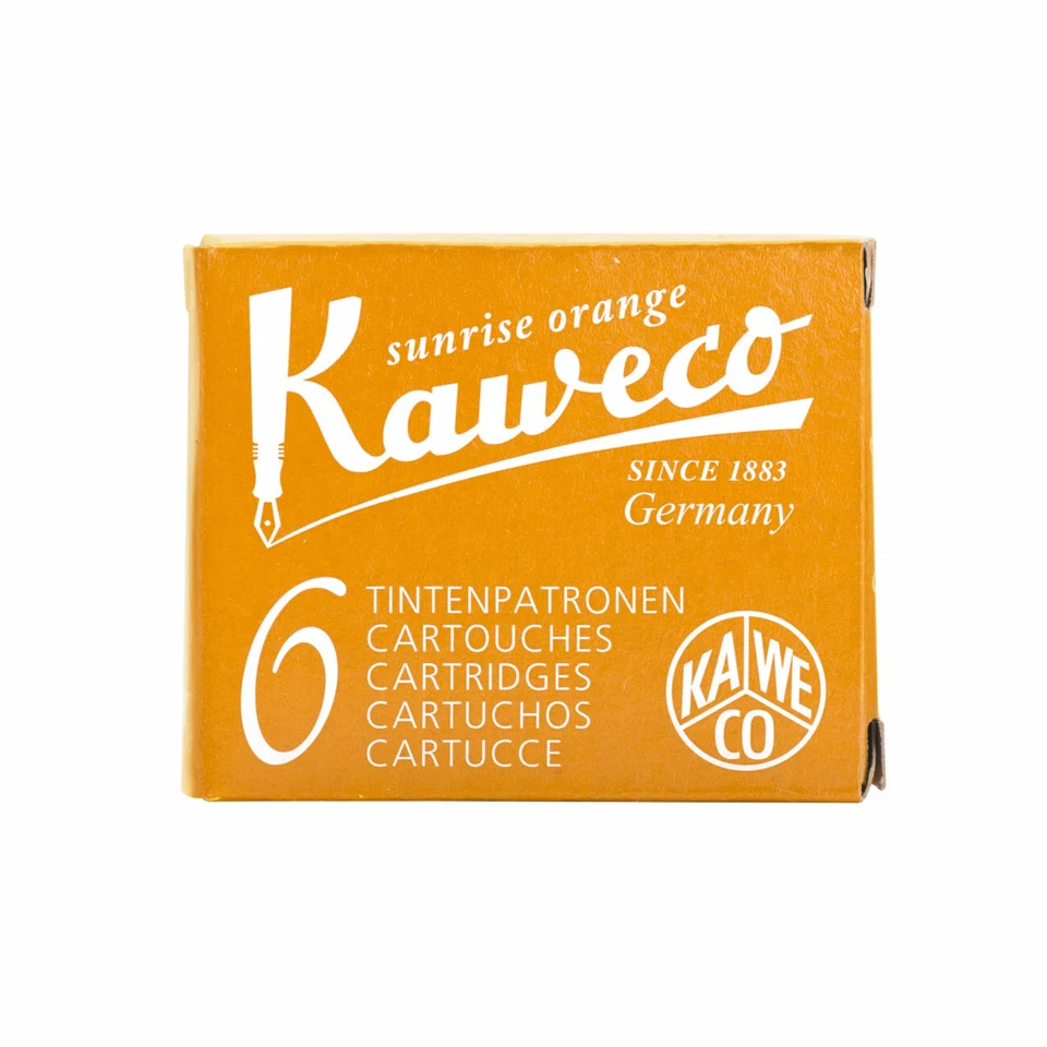 Kaweco Tintenpatronen sunrise orange 6-er