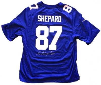 STERLING SHEPARD SIGNED #87 NY GIANTS JERSEY w/ JSA WITNESS PROTECTION AUTO COA - Image 1 of 4