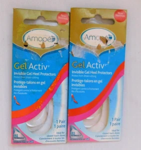 Protectores de talón de gel invisible Amope GelActiv - 2 pares - Imagen 1 de 1