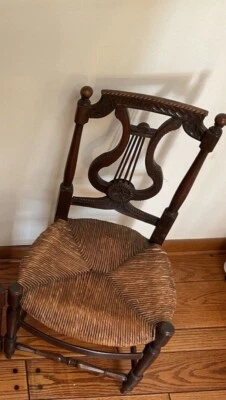 19 世纪法国省甘蔗椅带抒背 — 第 1/4 张图片