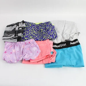 Lot of 6 Young Tween Girl's Bottoms Sizes L-XXL Shorts and Leggings Gently Used - Picture 1 of 5