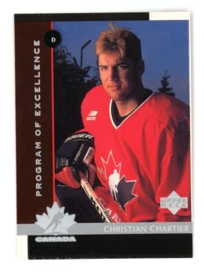 1997-98 Upper Deck Christian Chartier #402 Rookie RC - Image 1 of 2
