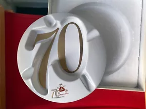 Brand New Montecristo 70th Anniversary Cigar Ashtray In Original Box Never Used - Picture 1 of 3