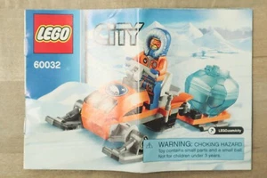 LEGO CITY 60032: Arctic Snowmobile Instruction Booklet - Picture 1 of 2