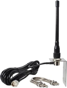 Antenne marine VHF profil bas 156-163 MHZ antennes avec 16,4 pieds (5 m) RG58 faible perte Pr - Photo 1/12