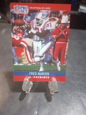 1990 Pro Set Football FRED MARION (No Hanging Belt) Error Card #204.