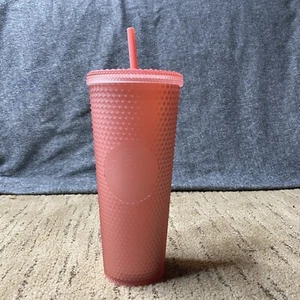 NEW 2022 Starbucks Pink Lemonade Studded 24oz Tumbler Cold Cup Venti - Picture 1 of 4