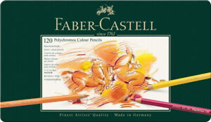 FABER-CASTELL 110011 Buntstifte POLYCHROMOS, 120er Metalletui c3