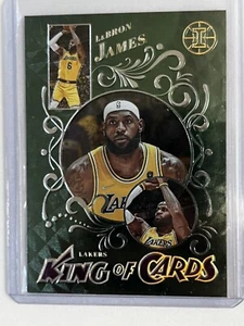 2021-22 Illusions NBA Lebron James King of Cards Emerald Parallel - Bild 1 von 2